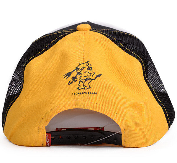 TDC-8900 『GRANT HEIGHTS』 テッドマンキャップ ブラック・イエロー 後ろ
