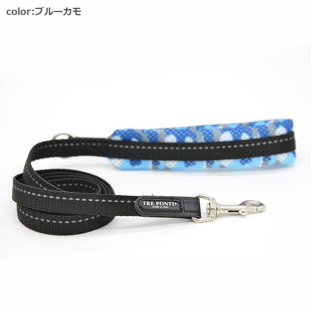 TRE PONTI® ソフトメッシュ リーシュ カモフラージュ ブルー2