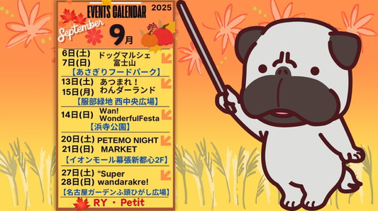 🍁9月イベント出店予定🍁