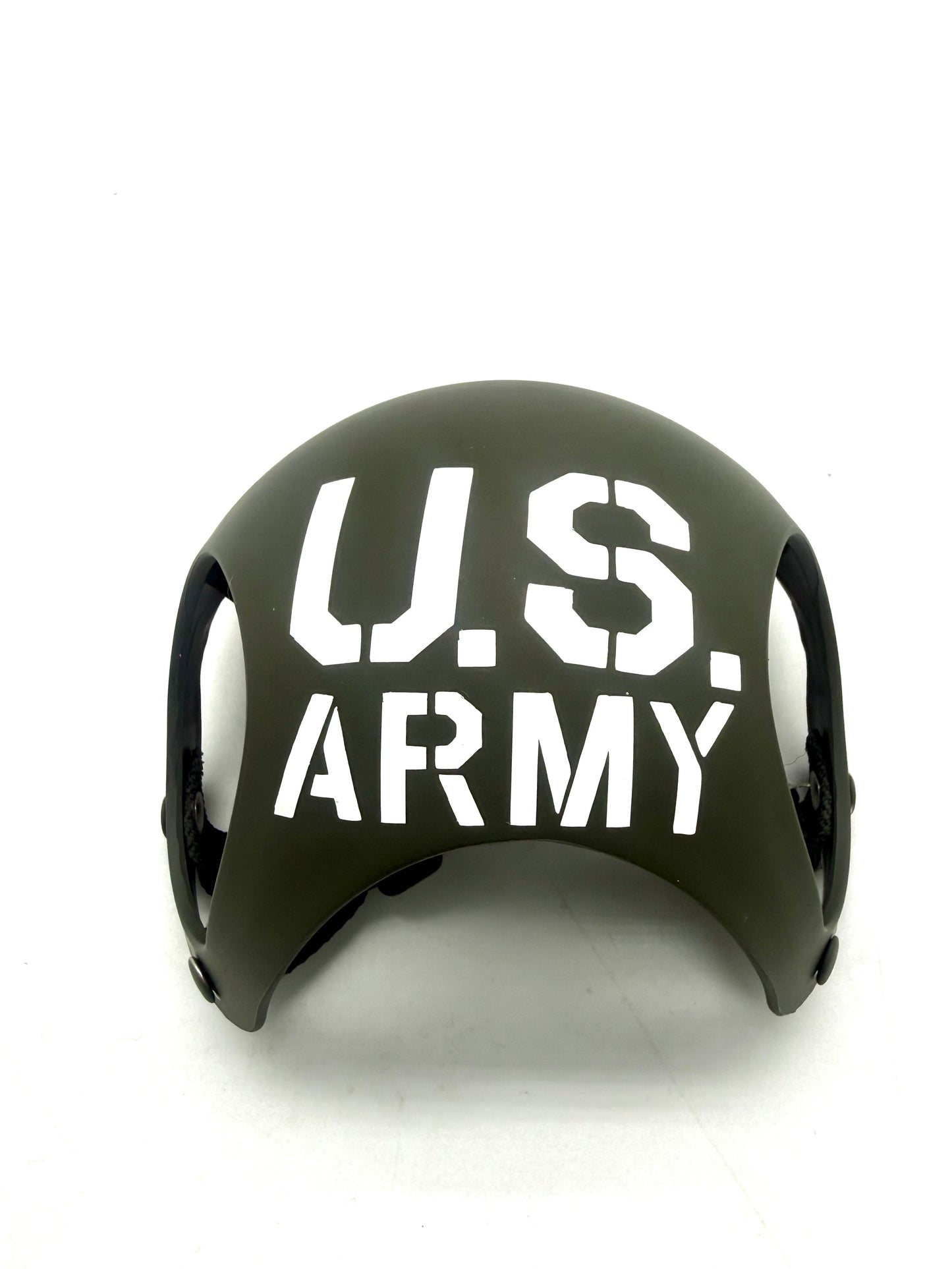 ワンちゃん用ヘルメット【US ARMY】ミリタリーカーキ / オリーブドラブ【耳が出るタイプ】