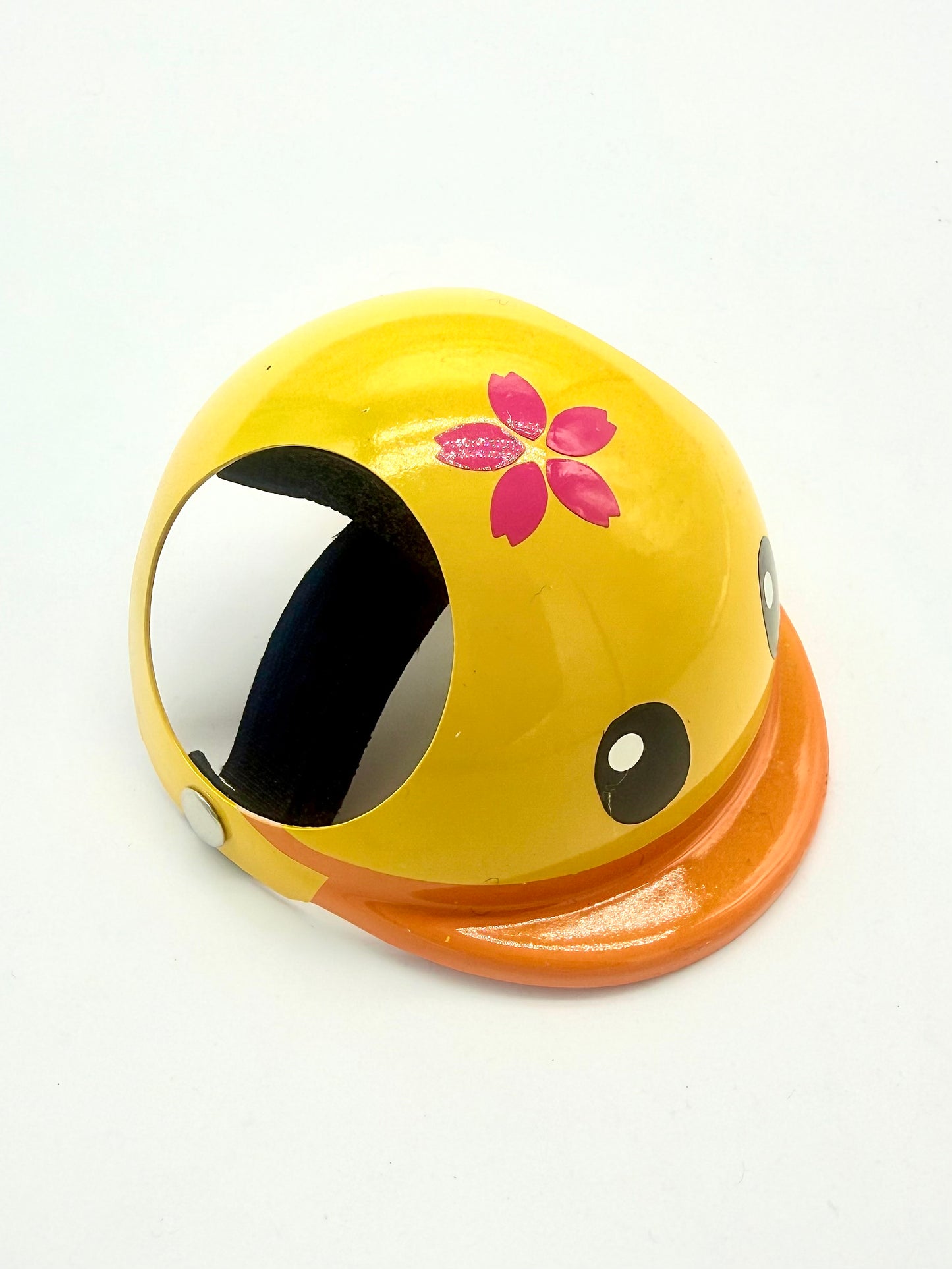 ワンちゃん用ヘルメット 🐥お花付きアヒルちゃんヘルメット🐥【耳が出るタイプ】