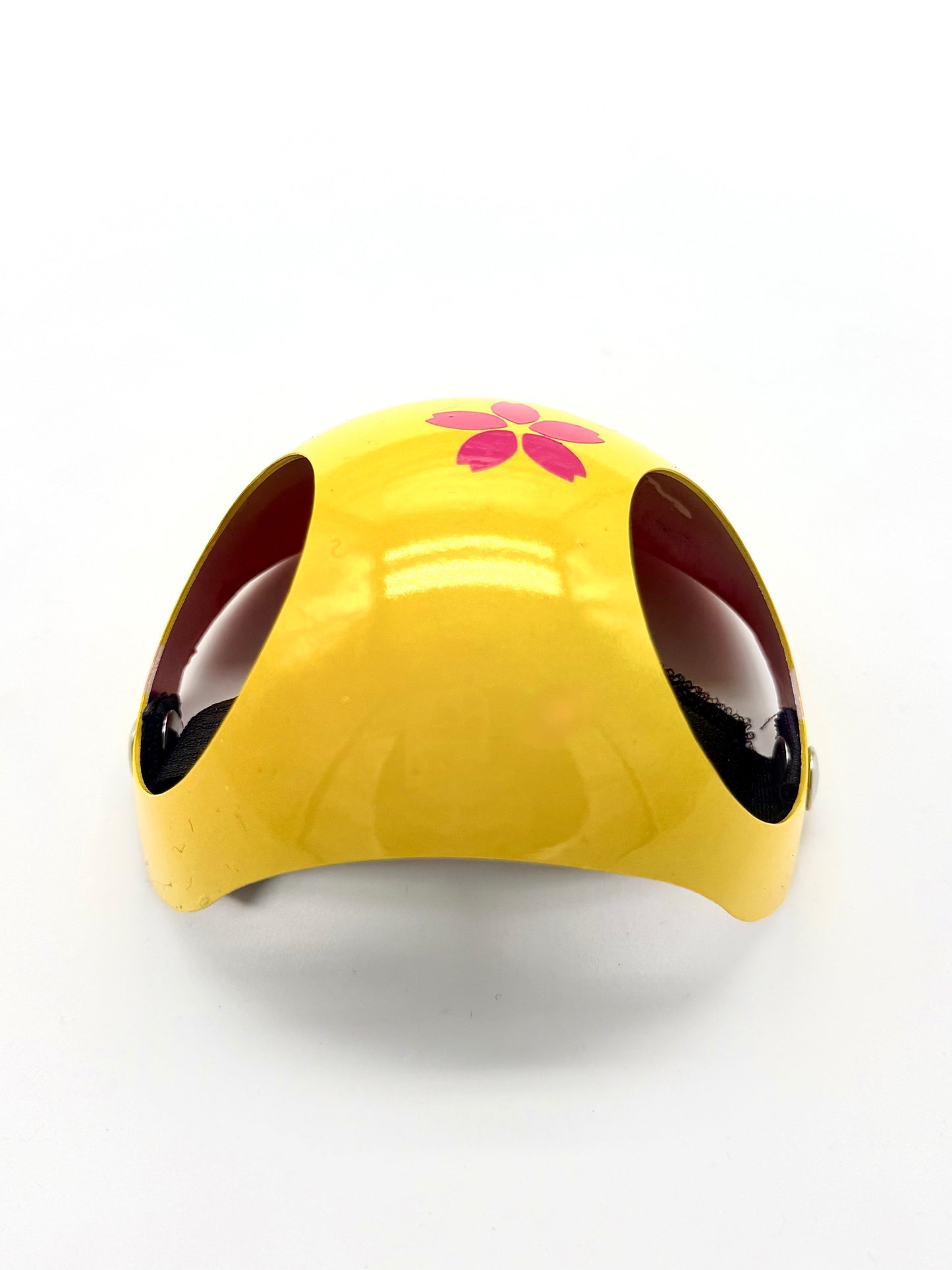 ワンちゃん用ヘルメット 🐥お花付きアヒルちゃんヘルメット🐥【耳が出るタイプ】