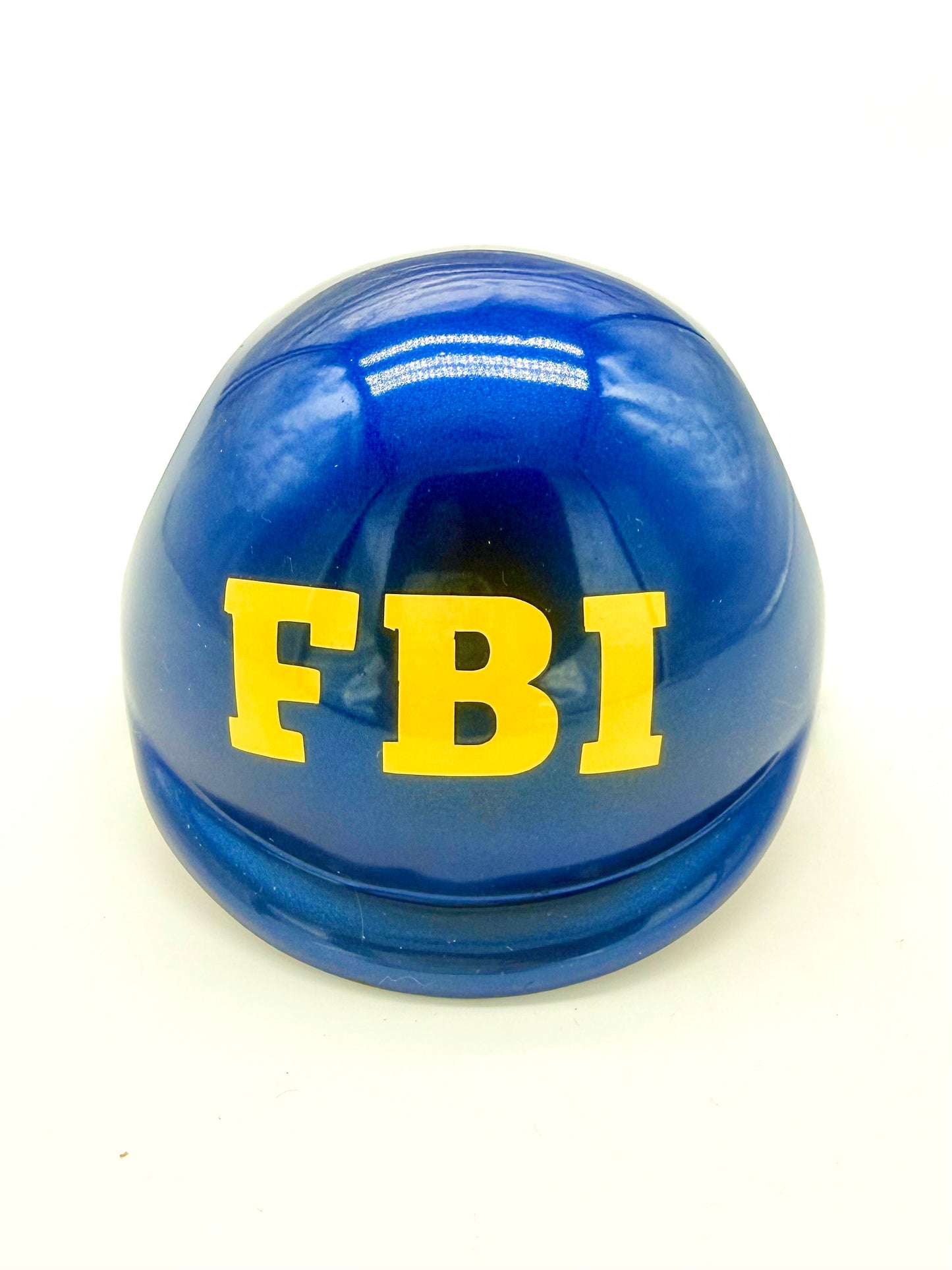 ワンちゃん用ヘルメット 👮特別捜査官FBI👮【耳が出るタイプ】