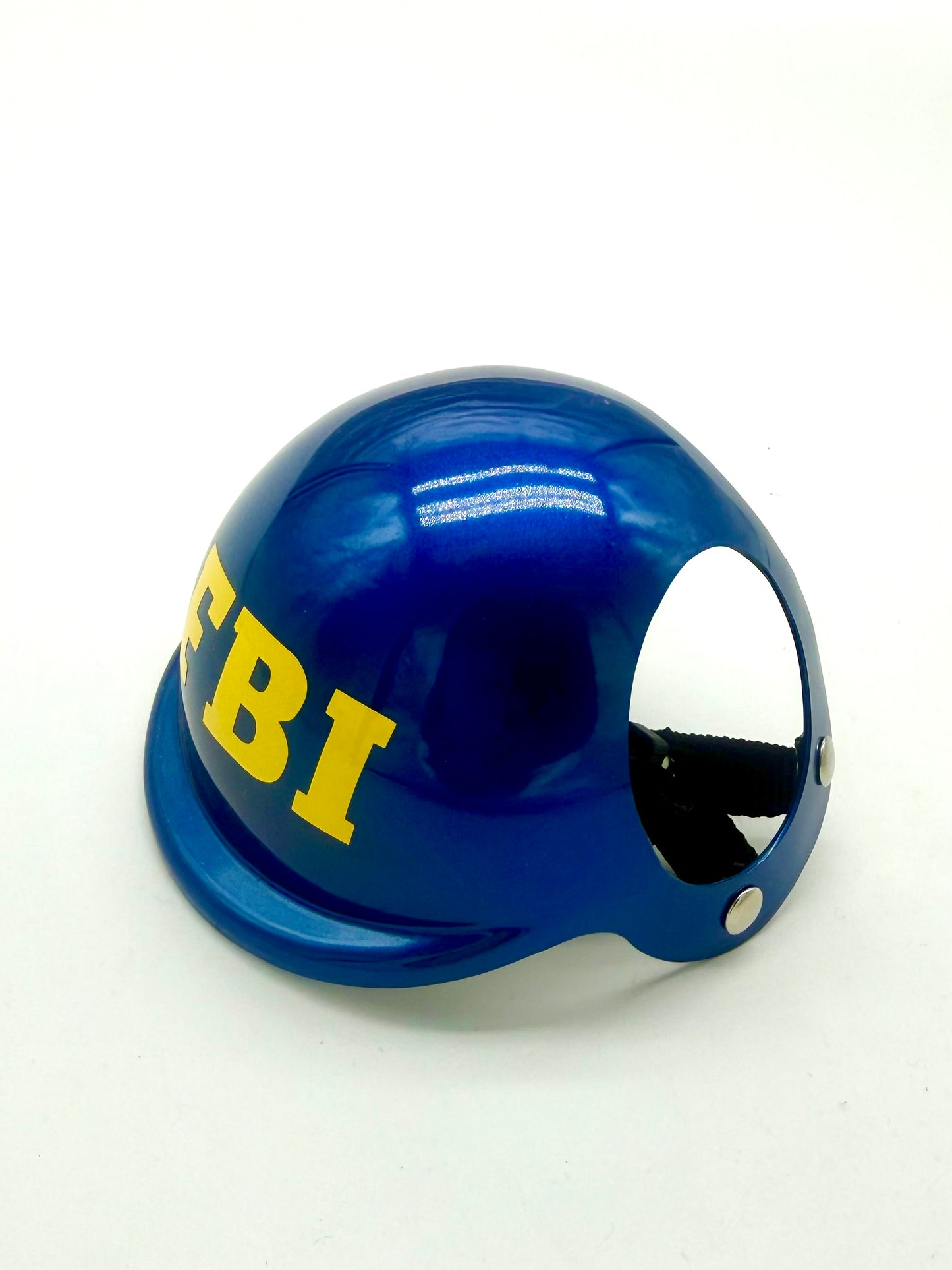 ワンちゃん用ヘルメット 👮特別捜査官FBI👮【耳が出るタイプ】