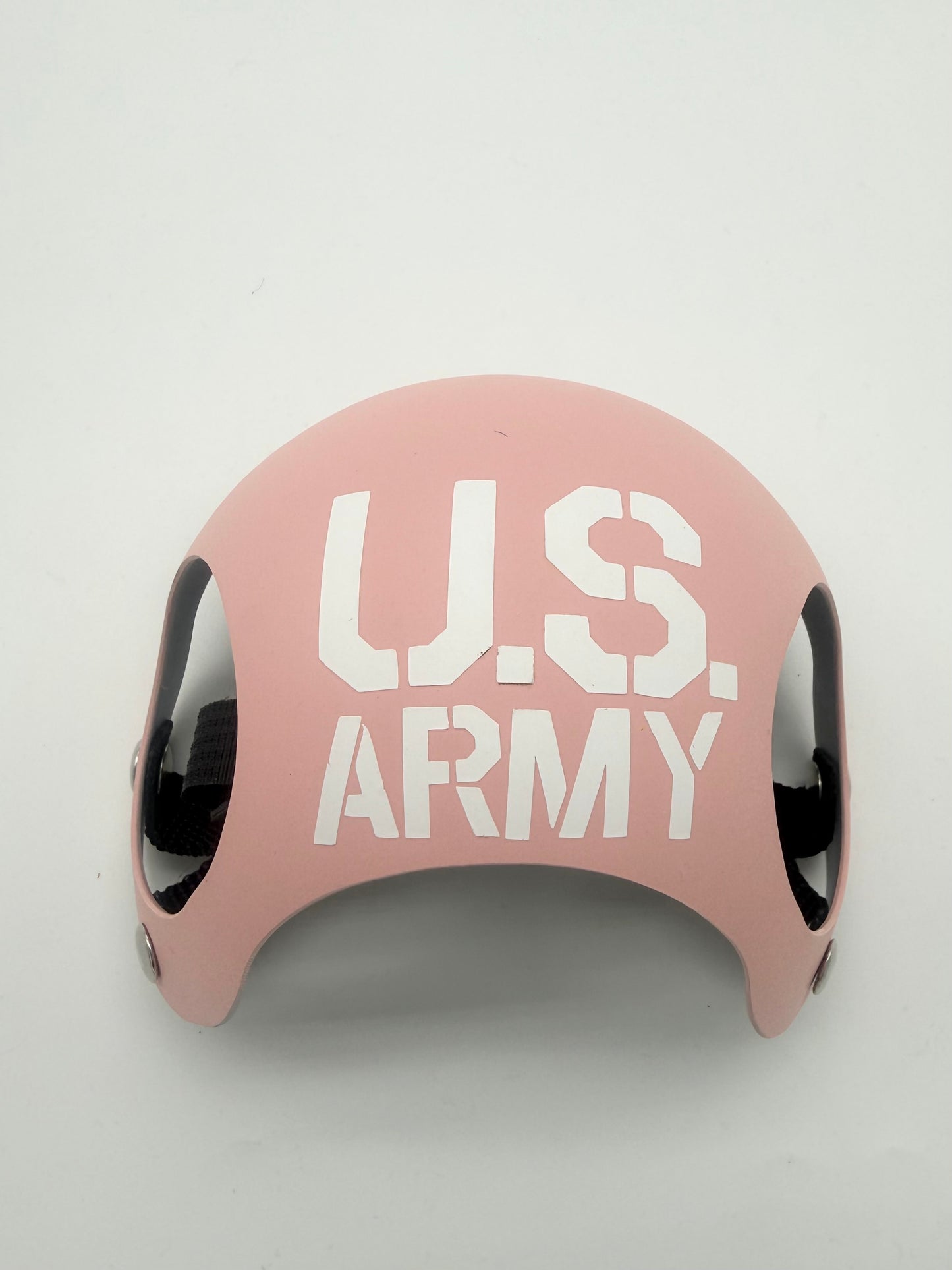 ワンちゃん用ヘルメット【US ARMY】ピンク【耳が出るタイプ】