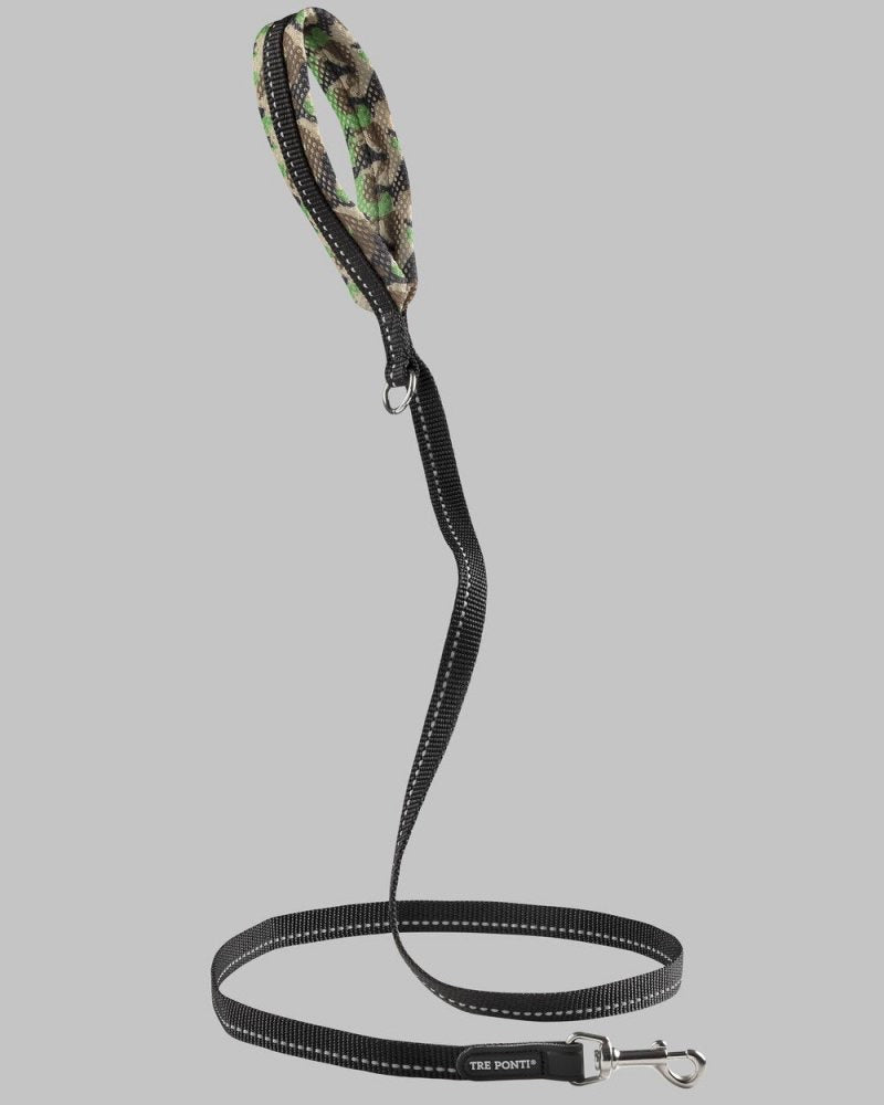 TRE PONTI® ソフトメッシュ リーシュ カモフラージュ　グリーン