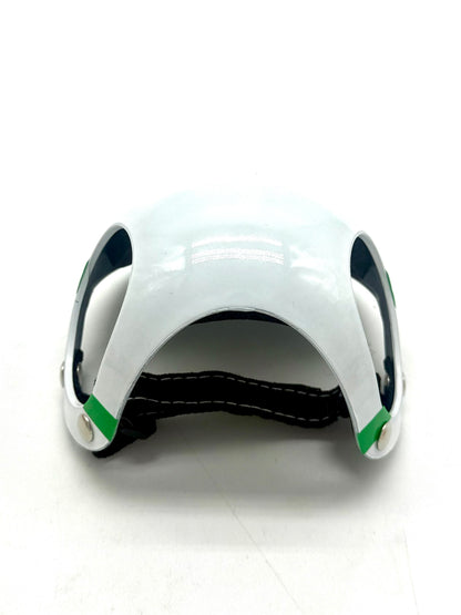 ワンちゃん用ヘルメット👷️安全第一【白】👷️【耳が出るタイプ】